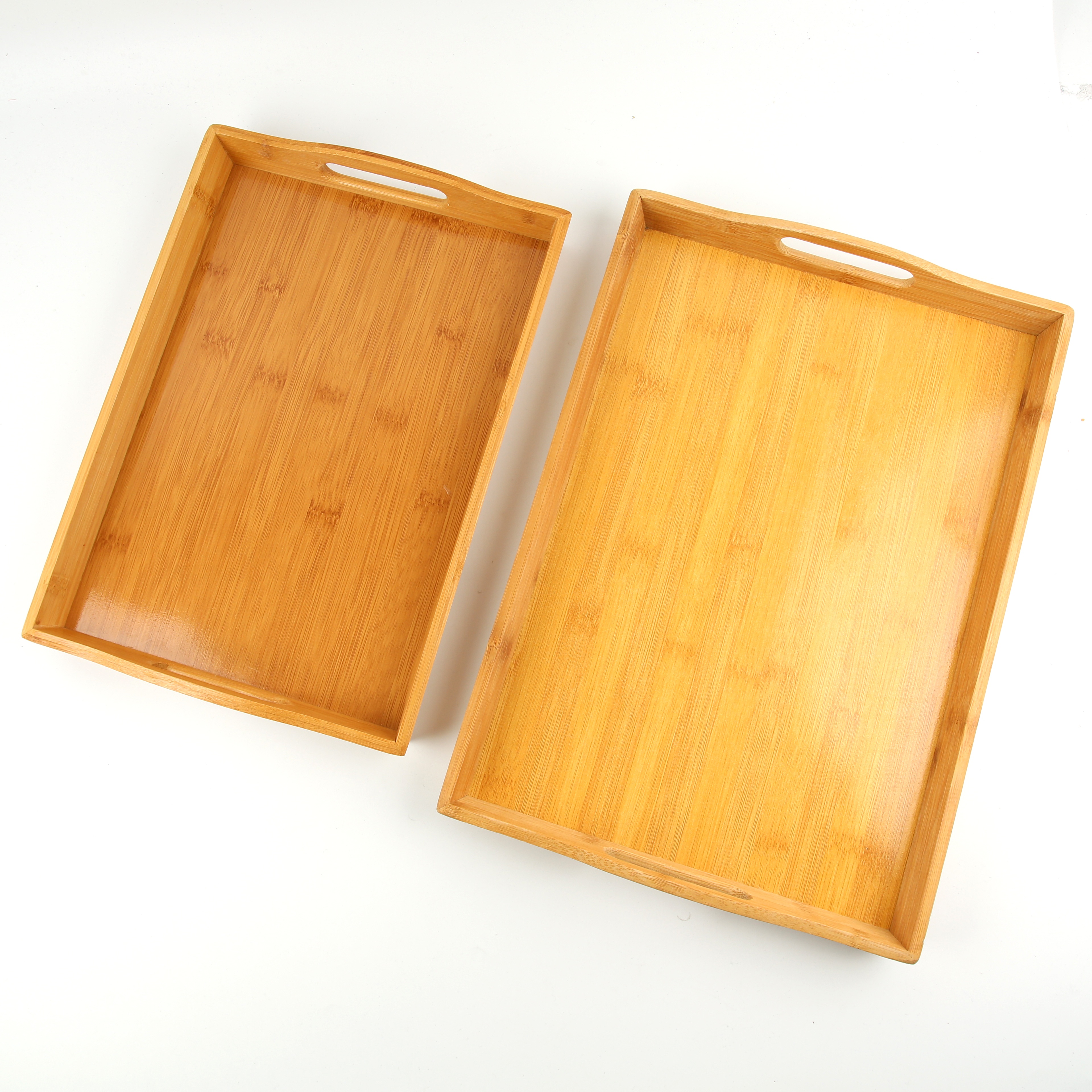 Bamboo Japanese rectangular tea tray fruit tray full figure