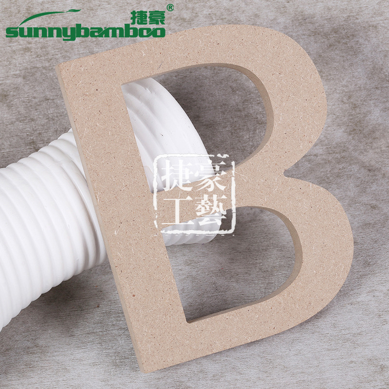 New DIY early education educational toys wooden craft letters A English wooden refrigerator sticker factory direct sales undefined