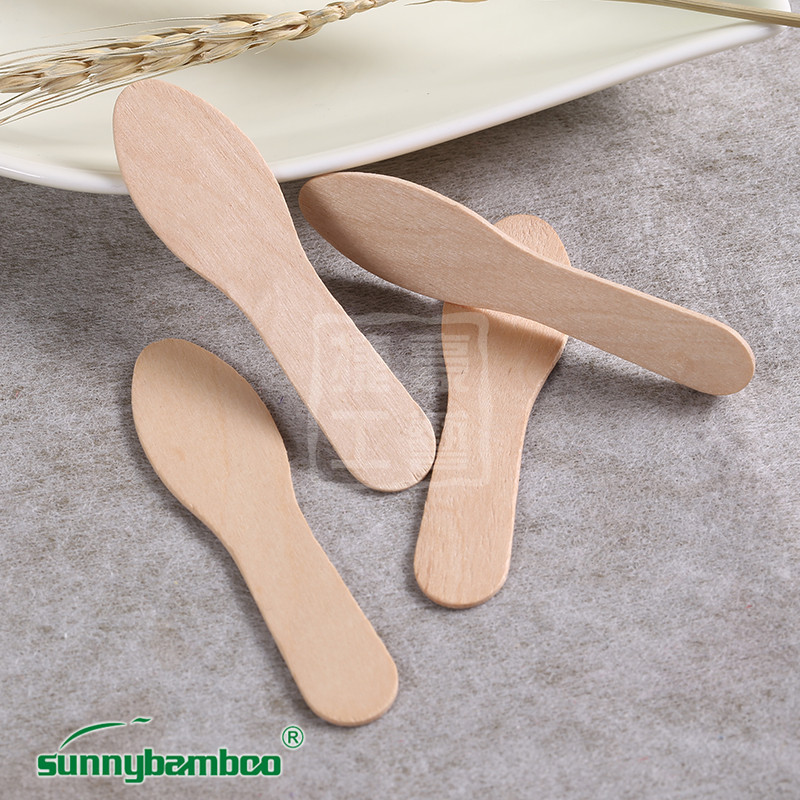 Yiwu good goods daily necessities disposable wooden scoop ice cream scoop DIY wood details Picture