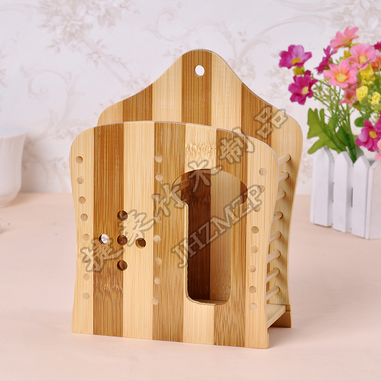 Chopsticks container carbonization process Chopsticks container bamboo products with bamboo double row bamboo zebra Specification drawing