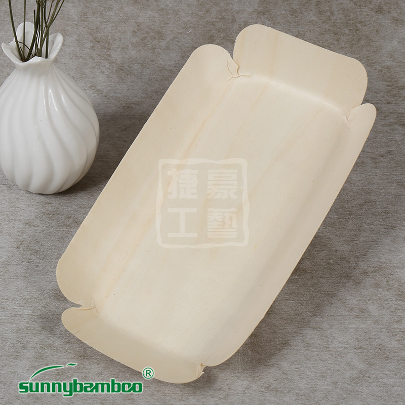 Yiwu good goods QXH rectangular plate disposable plate dinner plate fruit plate cake plate full figure