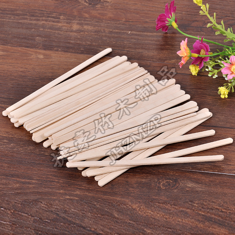 Yiwu good goods Jiehao preferred birch coffee stick a wooden coffee stick Specification drawing