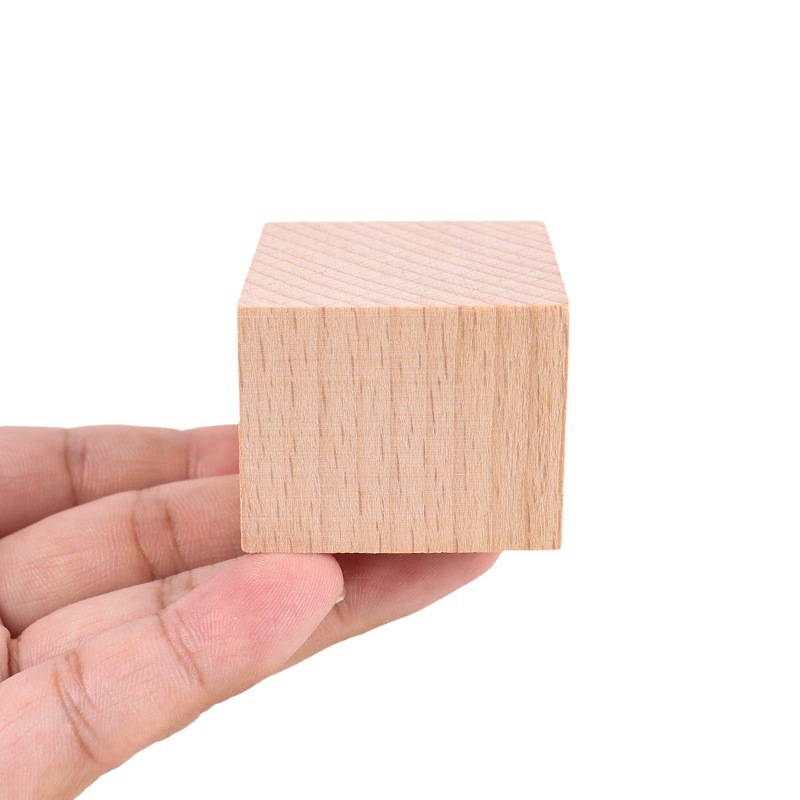Jiehao manufacturers spot square pine block children's toy building blocks math teaching AIDS square DIY model accessories undefined