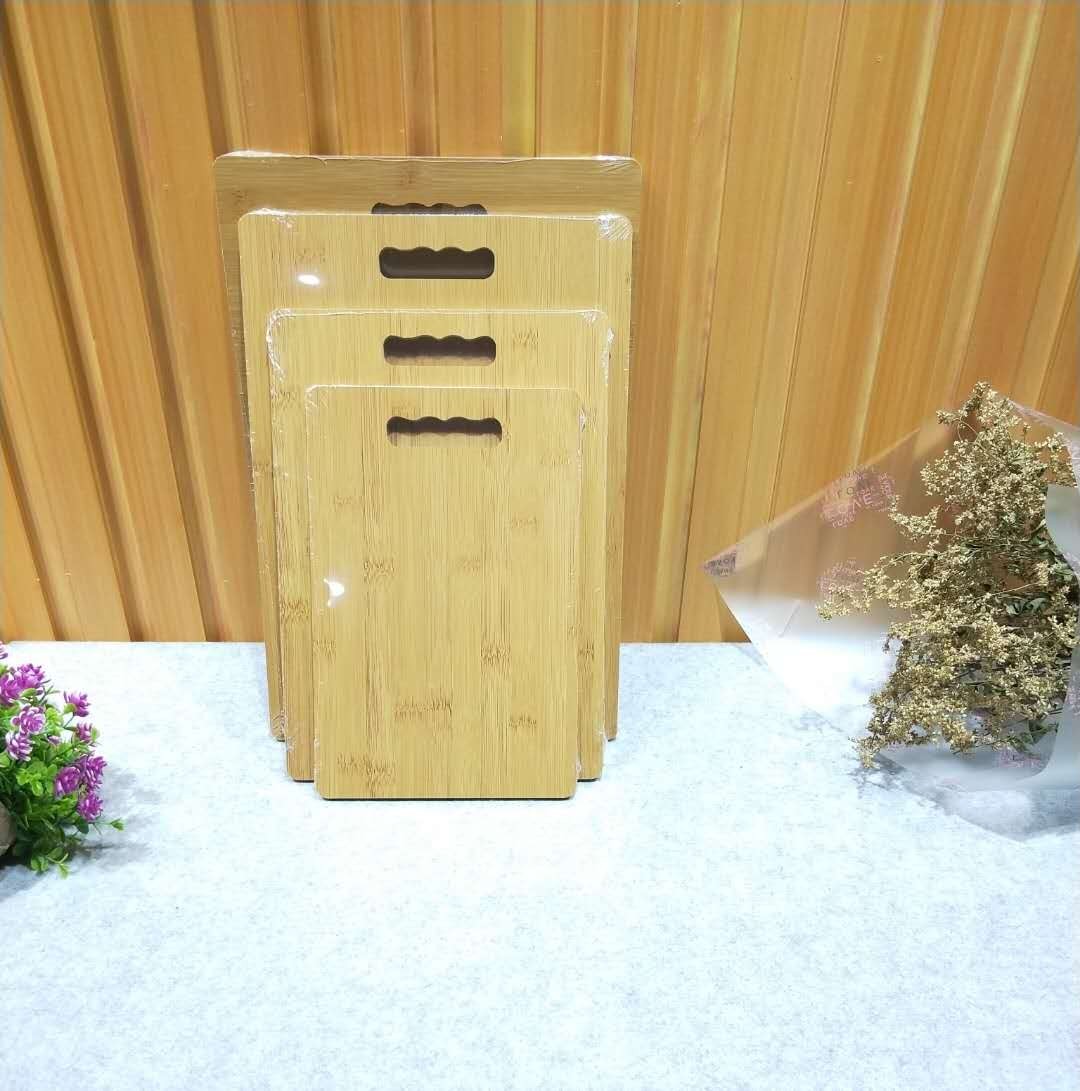 Jiehao bamboo and wood manufacturers direct square density board household food cutting fruit board double-sided mouldproof household full figure