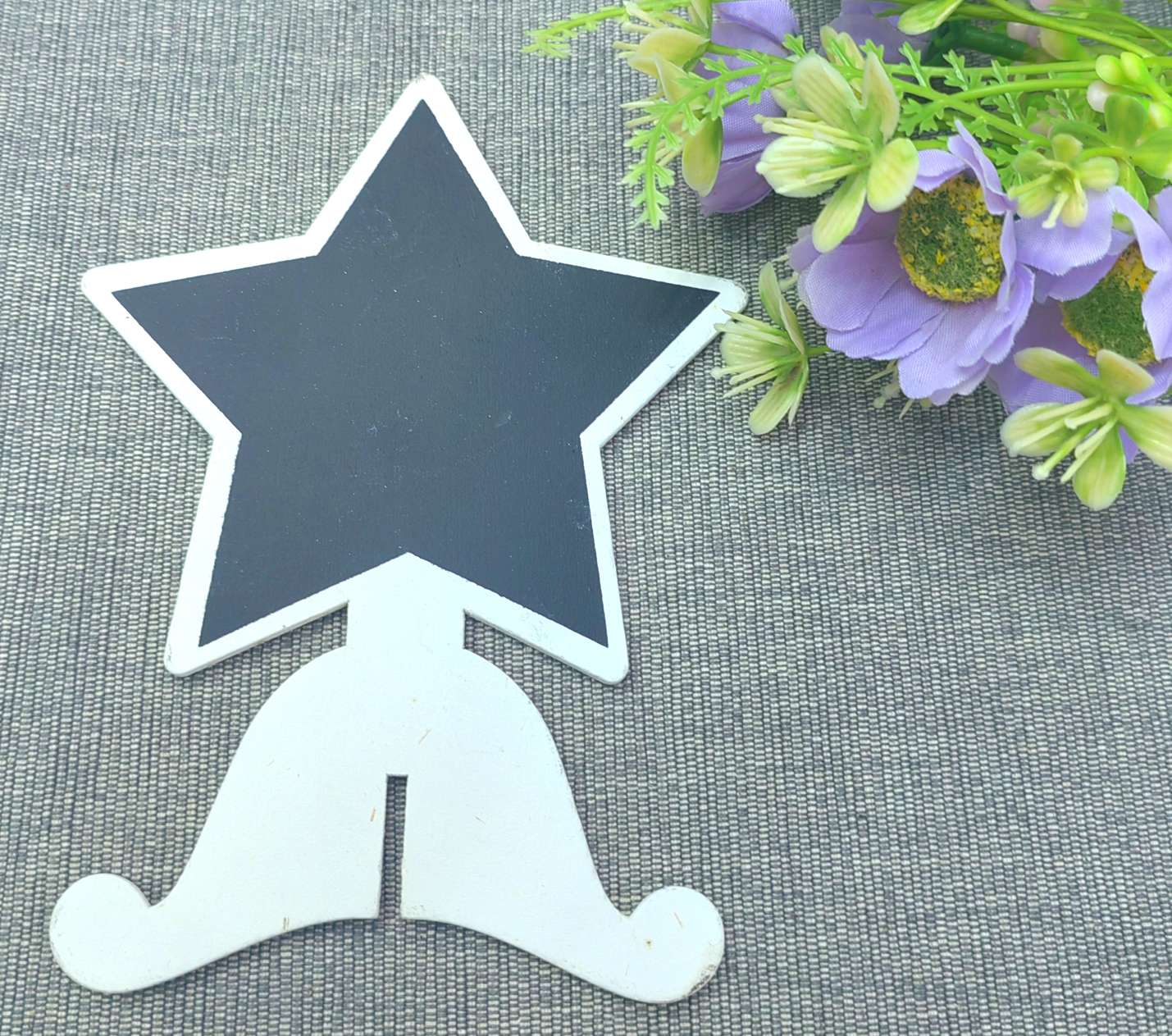 Manufacturers Jiehao direct sales of wooden crafts made pentagram butterfly various small messages beautiful blackboard Item Picture