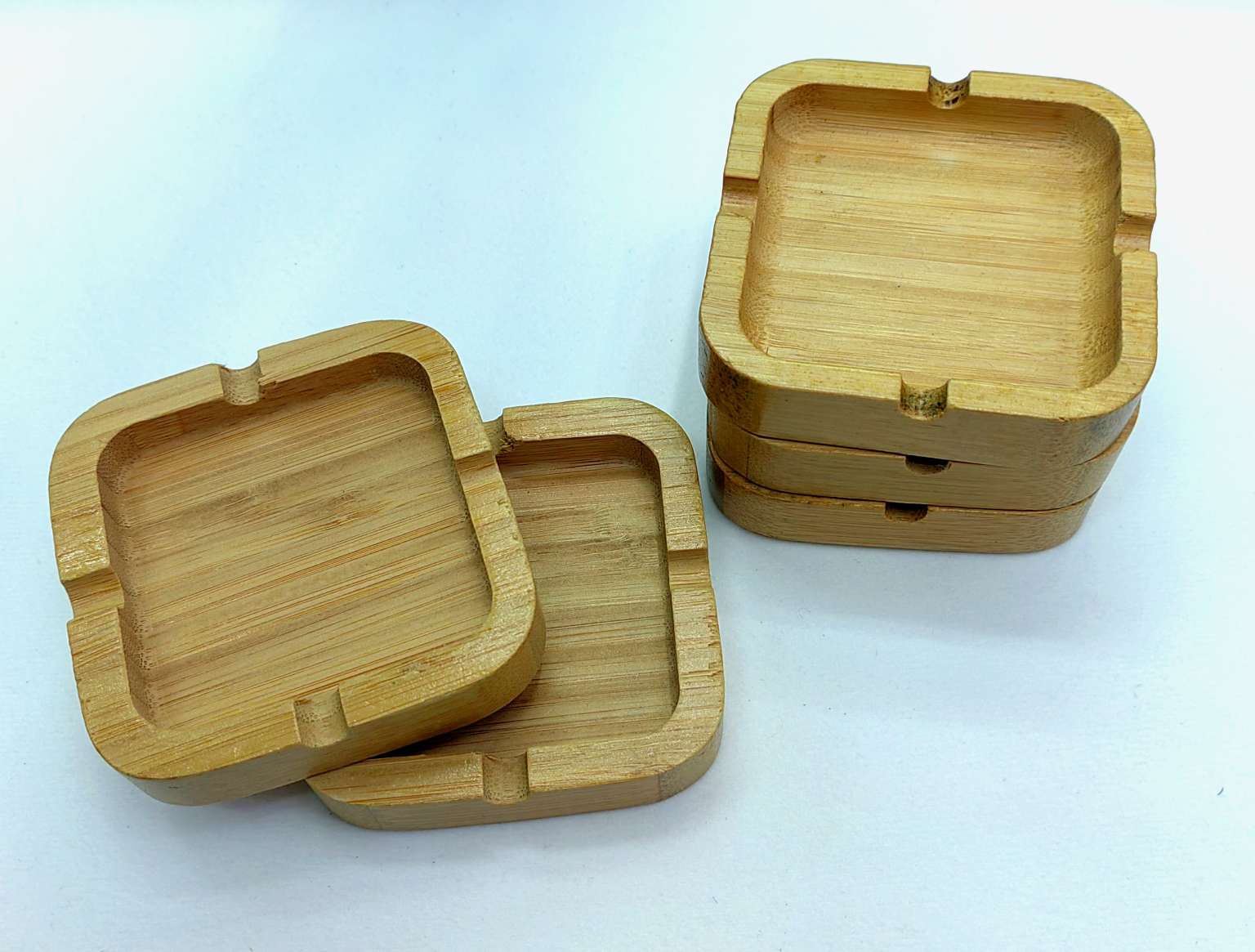 Jie Hao bamboo ashtray Creative personality trend simple modern bar hotel hotel special customization undefined