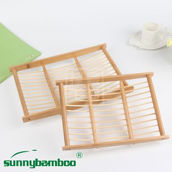 New creative bamboo crafts hanging meat rack Bamboo decoration bamboo rack