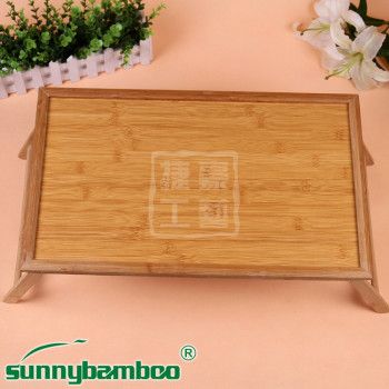 Jiehao factory direct environmental protection bamboo computer table Exquisite bamboo household articles can be used as a bed desk