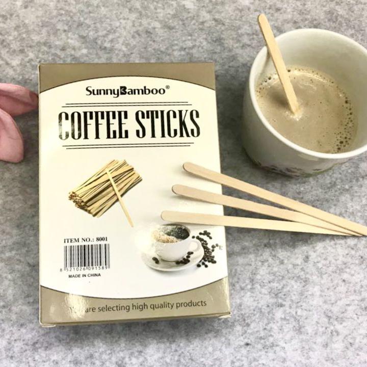 110mm coffee sticks with box 550pcs